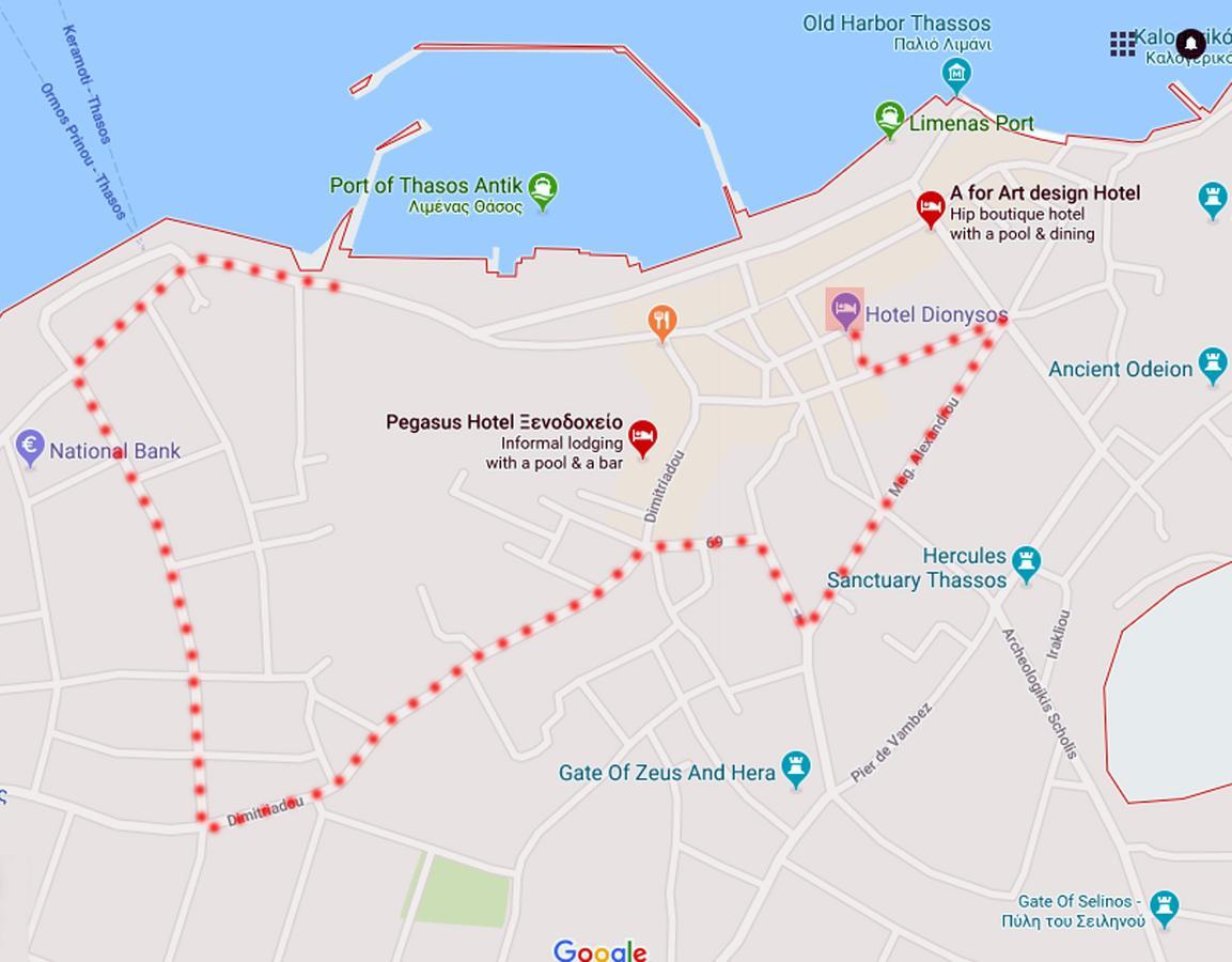 Dionyssos Hotel Limenas  Ngoại thất bức ảnh